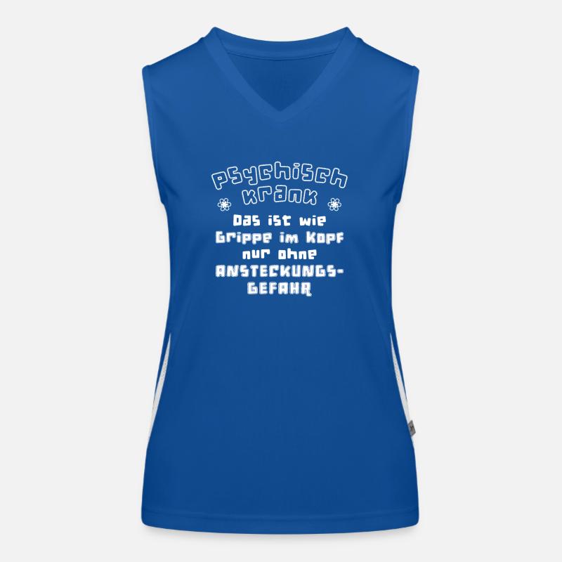 psychisch krank Funktionelles Kontrast-Tank Top für Frauen