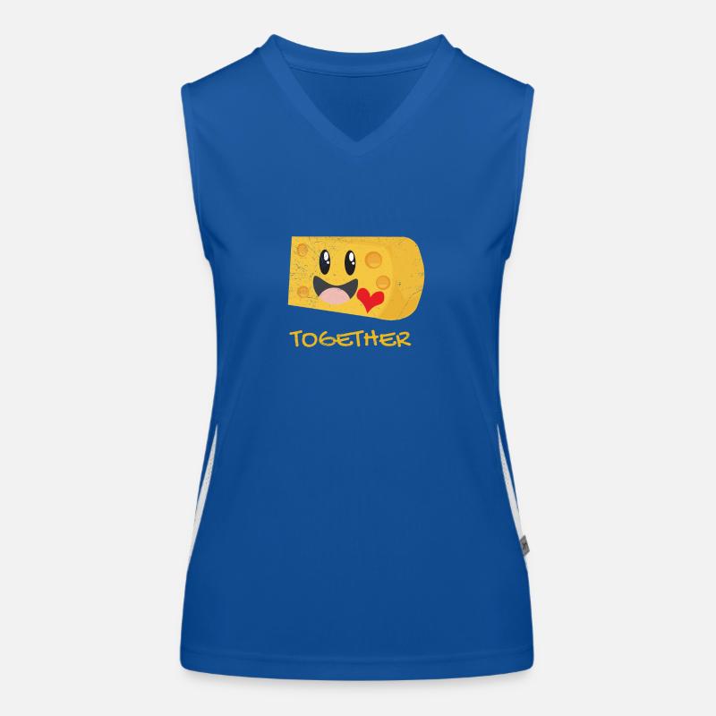 Mac & Cheese Better Together Partnerlook Geschenk Funktionelles Kontrast-Tank Top für Frauen