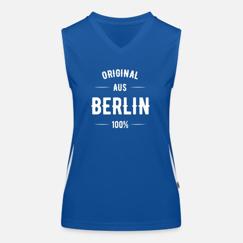 Berlin Funktionelles Kontrast-Tank Top für Frauen
