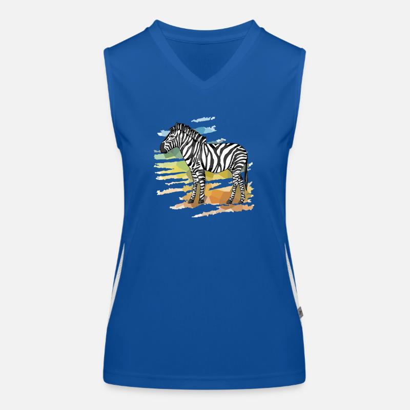 Zebra Women's Functional Contrast Tank Top