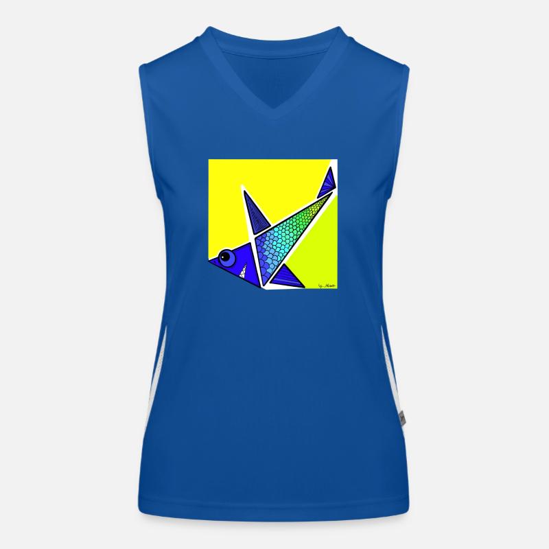 Mr fish Débardeur respirant contrasté Femme