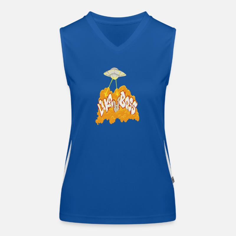 UFO Explosion  Funktionelles Kontrast-Tank Top für Frauen