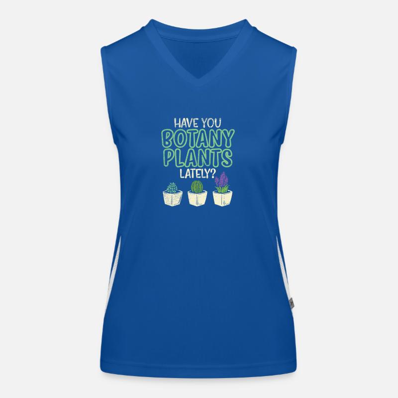 Botany Plants Women's Functional Contrast Tank Top