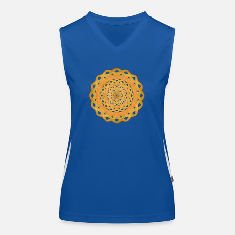 Stern der Lebensringe Funktionelles Kontrast-Tank Top für Frauen