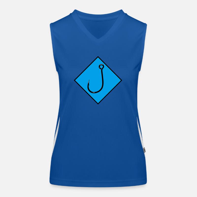 Haken Funktionelles Kontrast-Tank Top für Frauen