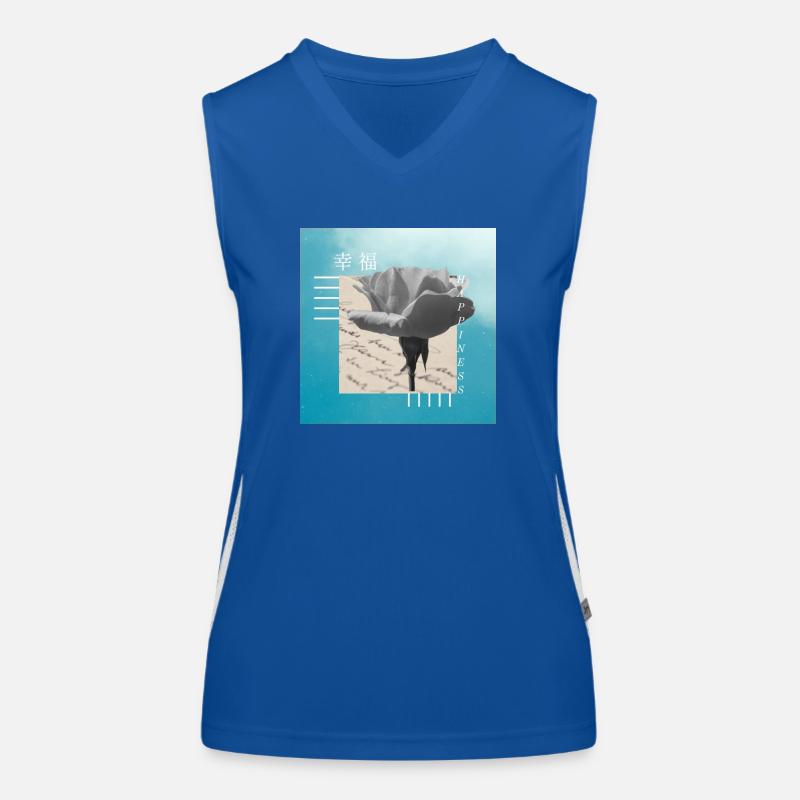 Japanisch Funktionelles Kontrast-Tank Top für Frauen