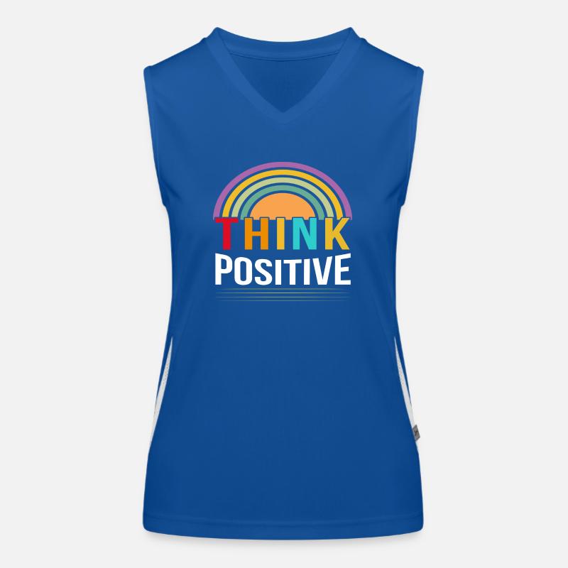 Think Positive Women's Functional Contrast Tank Top