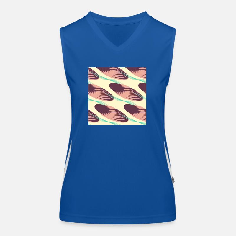 Formats graphiques Débardeur respirant contrasté Femme