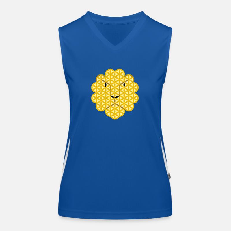 Löwe des Lebens - SMLBEV Funktionelles Kontrast-Tank Top für Frauen