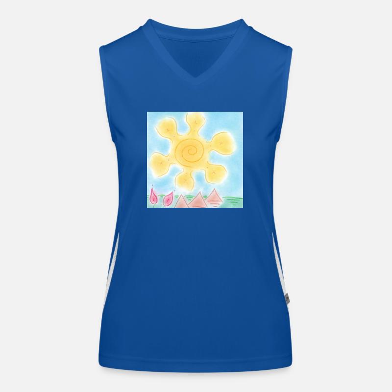SUN ON PYRAMIDS Women's Functional Contrast Tank Top