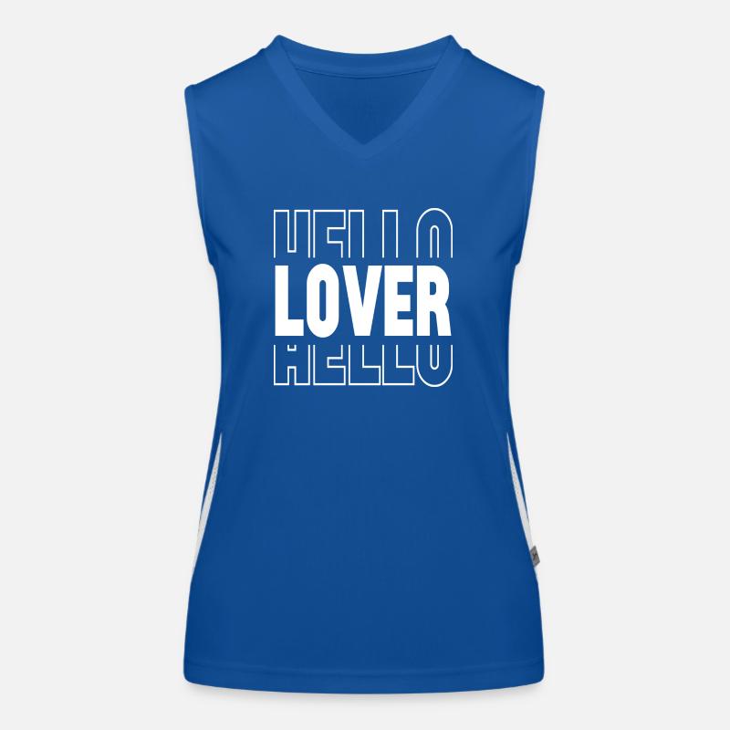 Hello Lover Funktionelles Kontrast-Tank Top für Frauen