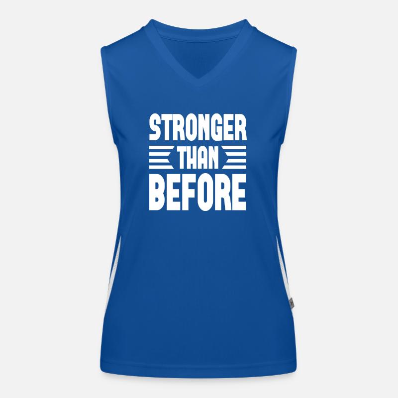 Stronger Than Before Women's Functional Contrast Tank Top