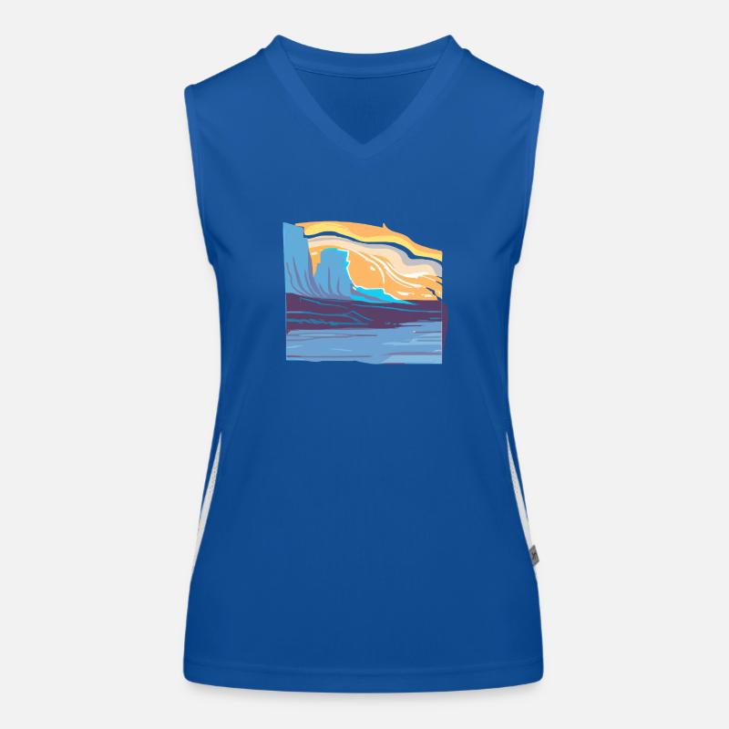 Fantastic scenery Women's Functional Contrast Tank Top