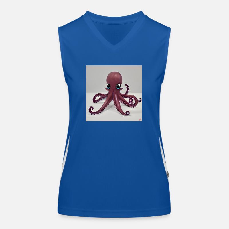 Octopus Funktionelles Kontrast-Tank Top für Frauen