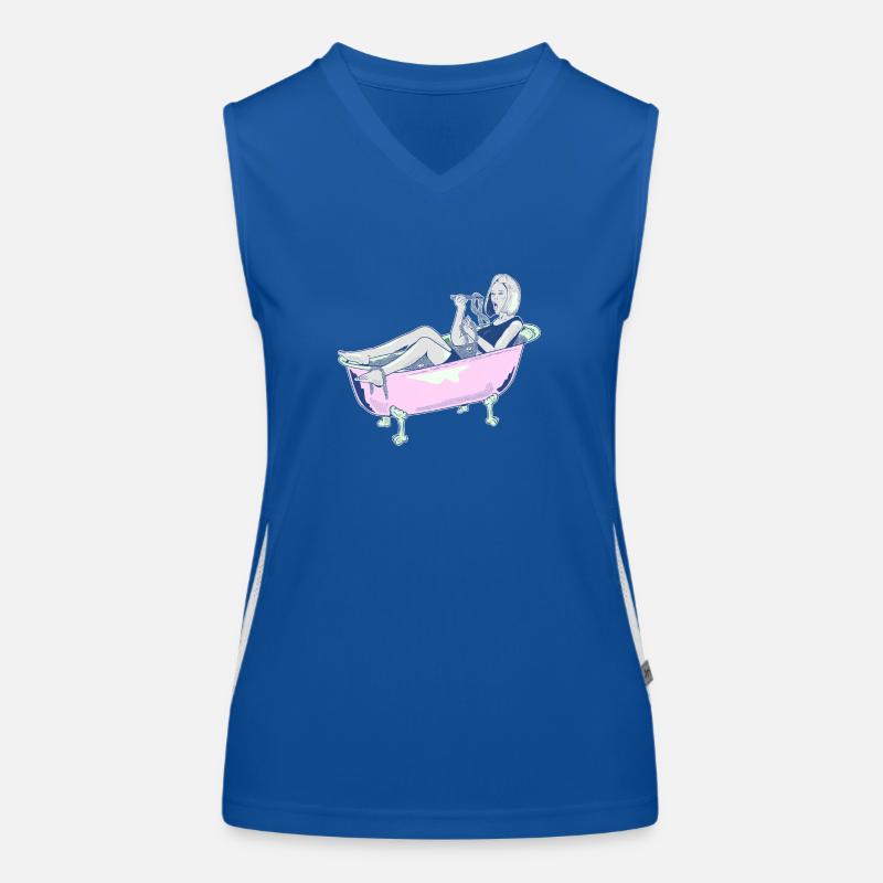 Ramen bath Funktionelles Kontrast-Tank Top für Frauen