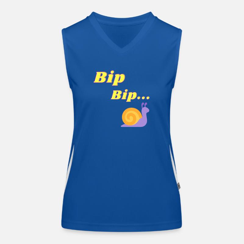 Impression Bip Bip - Des designs amusants Débardeur respirant contrasté Femme