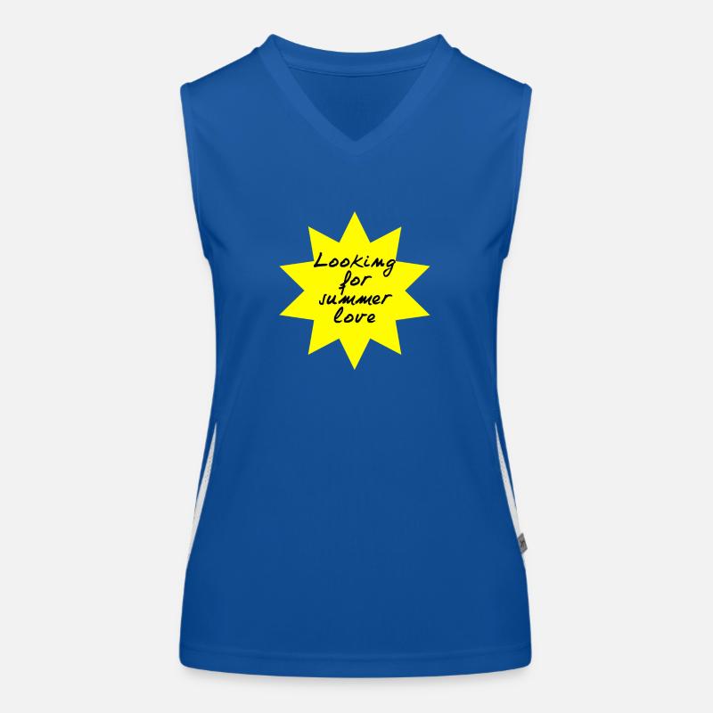 Sommerliebe Funktionelles Kontrast-Tank Top für Frauen