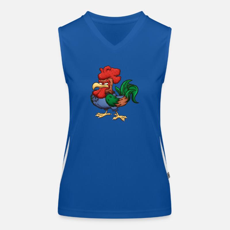 Grouchy Cartoon Grid Débardeur respirant contrasté Femme