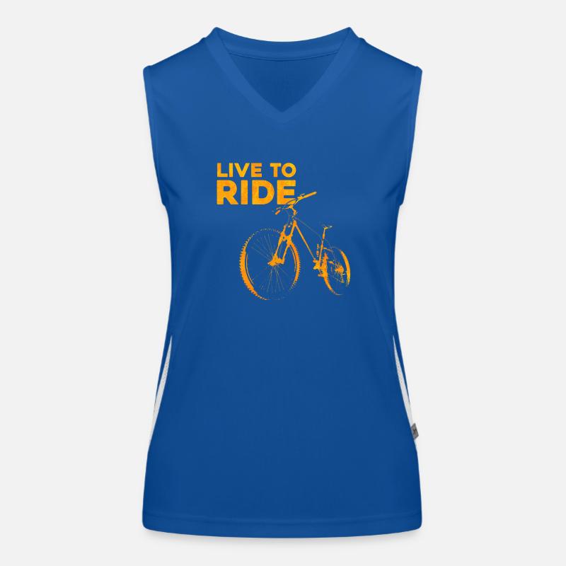 Leben, um zu fahren Funktionelles Kontrast-Tank Top für Frauen