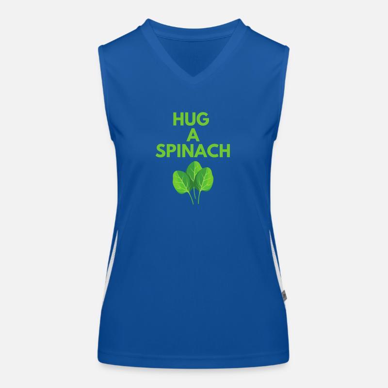 HUG A SPINACH Women's Functional Contrast Tank Top