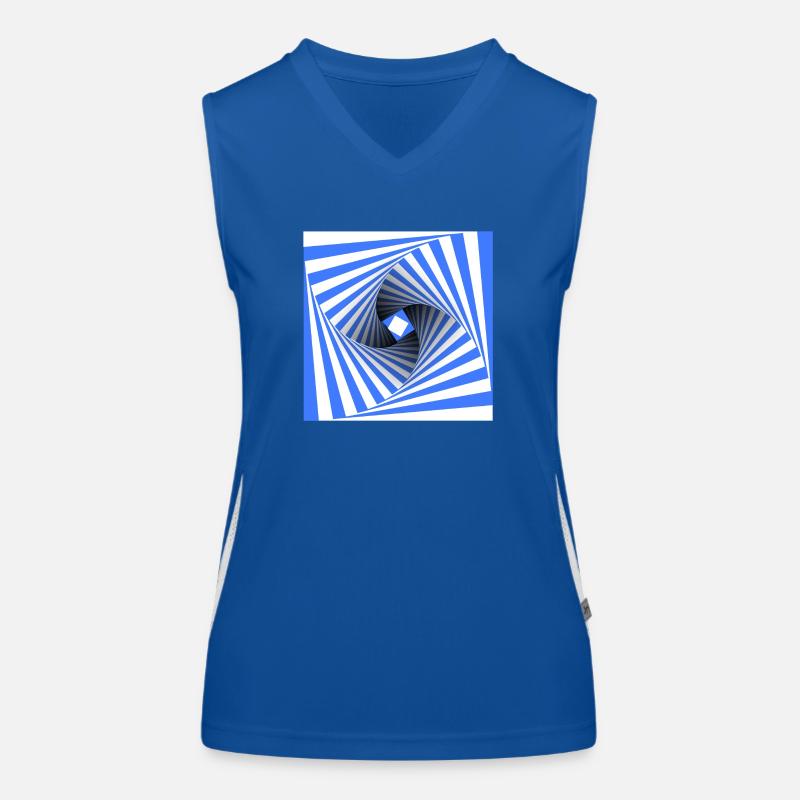 3D logo Women's Functional Contrast Tank Top