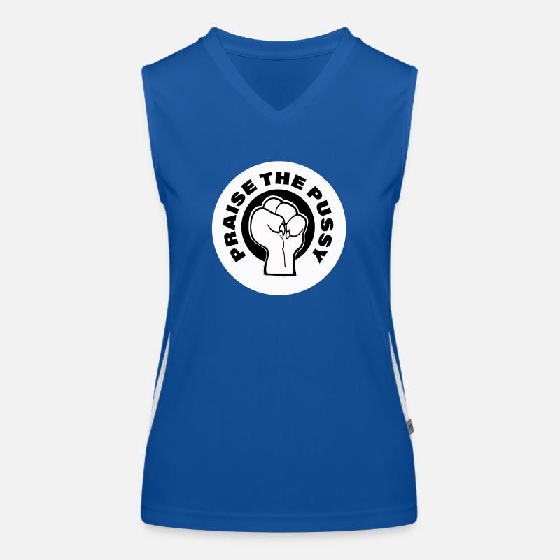 Louez le Blanc Débardeur respirant contrasté Femme