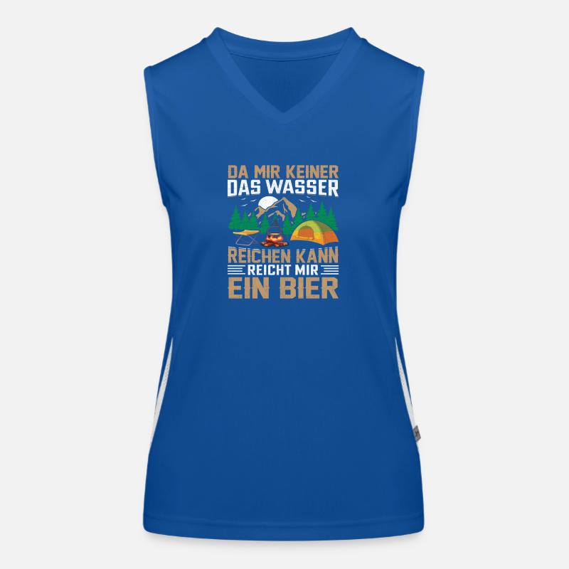 Da mir keiner das Wasser reichen kann reicht mir.. Funktionelles Kontrast-Tank Top für Frauen