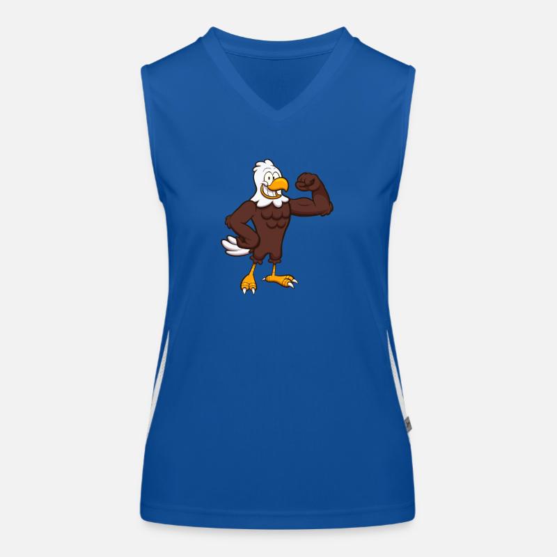 Starker Adlercharakter Funktionelles Kontrast-Tank Top für Frauen