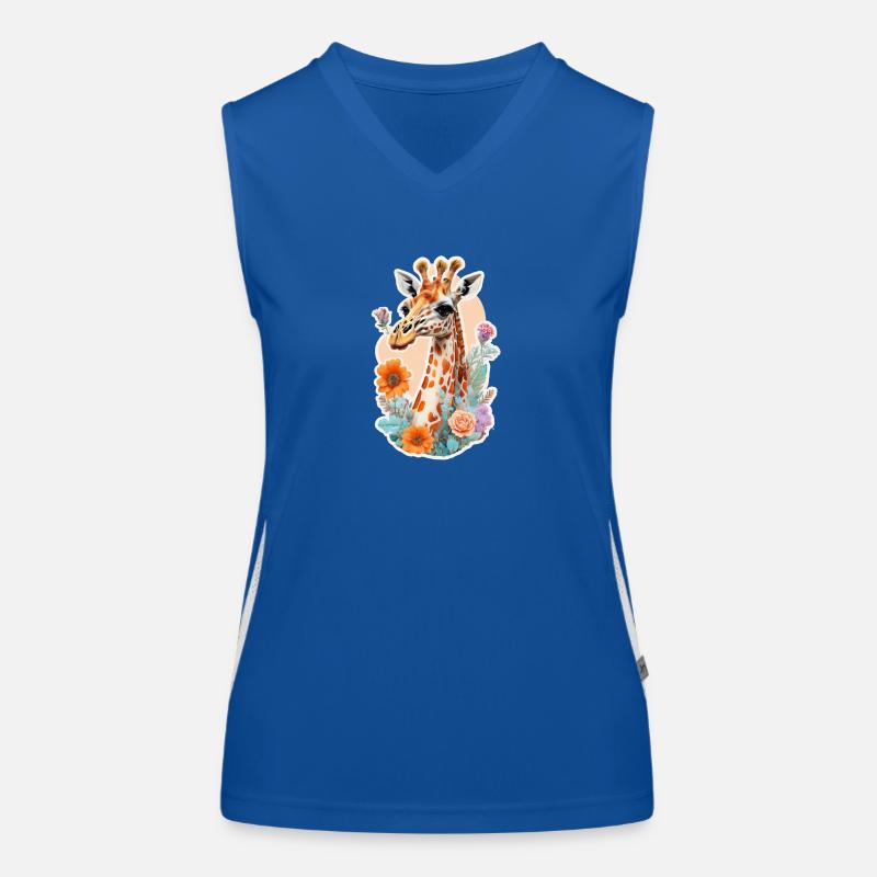 Giraffe Women's Functional Contrast Tank Top
