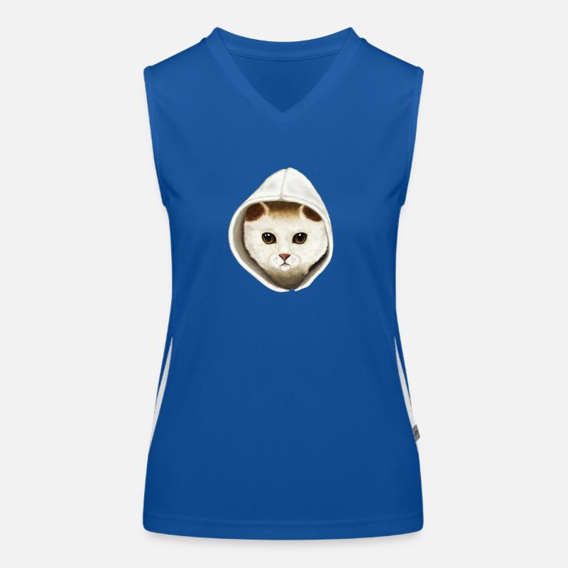 Chat Débardeur respirant contrasté Femme