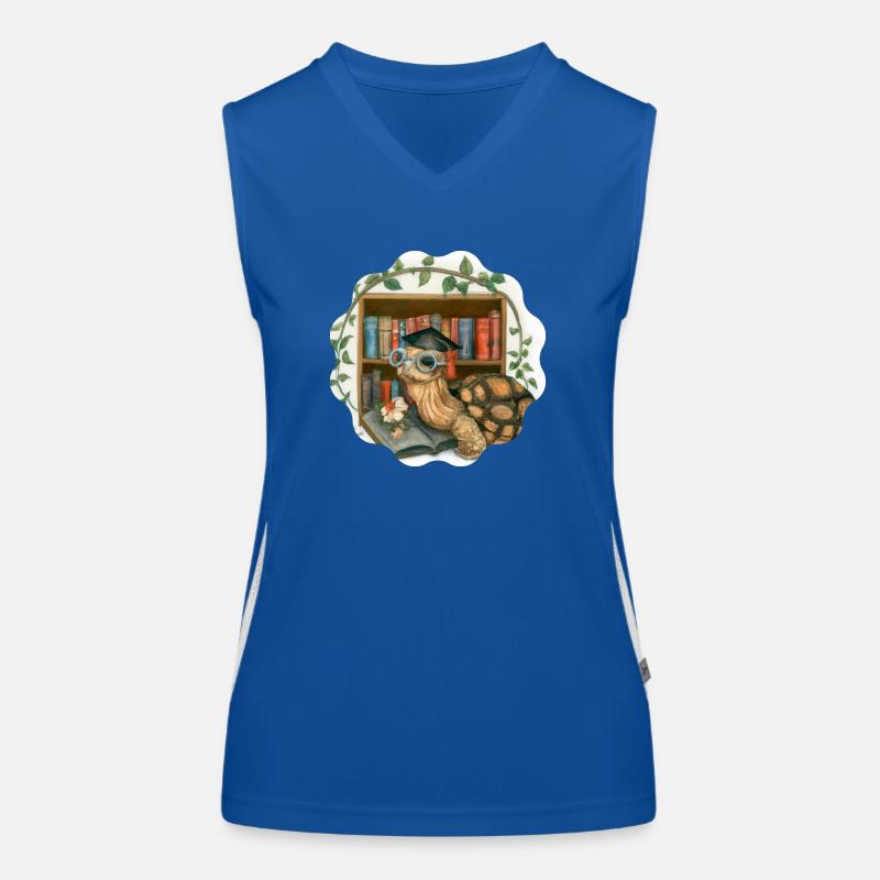 Intelligente Schildkröte Funktionelles Kontrast-Tank Top für Frauen