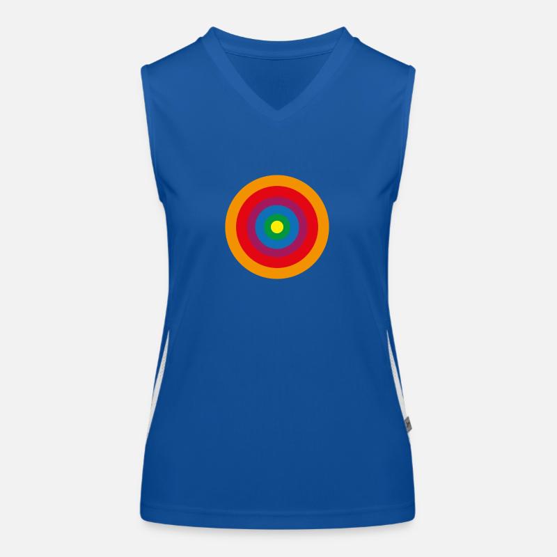 Spectrum Sphere Funktionelles Kontrast-Tank Top für Frauen