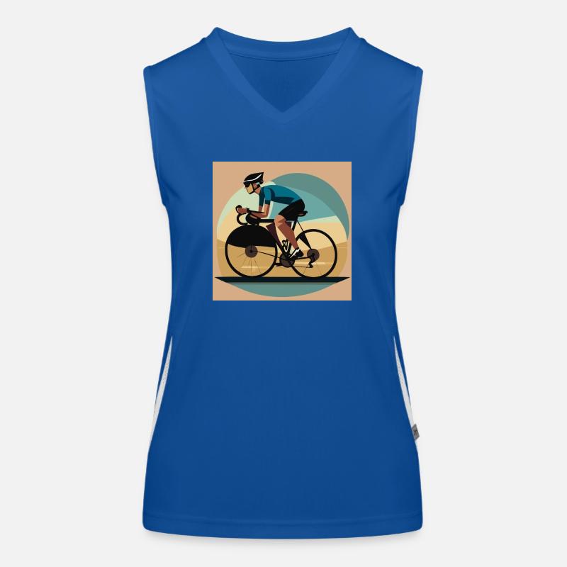 Fahrrad / Rennrad Funktionelles Kontrast-Tank Top für Frauen