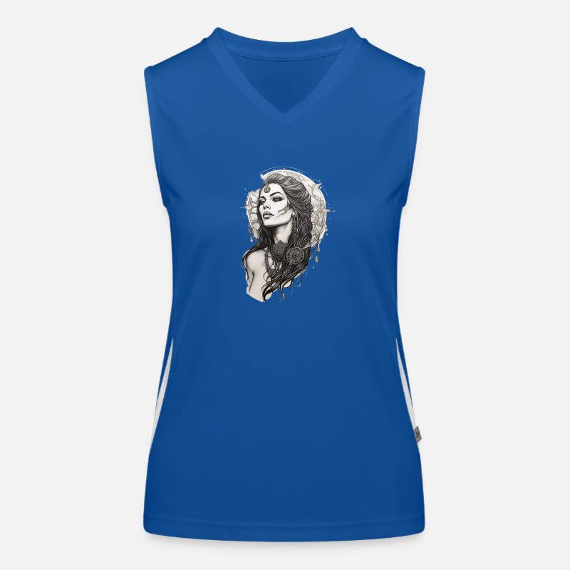 Morrigan from the Celtic Funktionelles Kontrast-Tank Top für Frauen