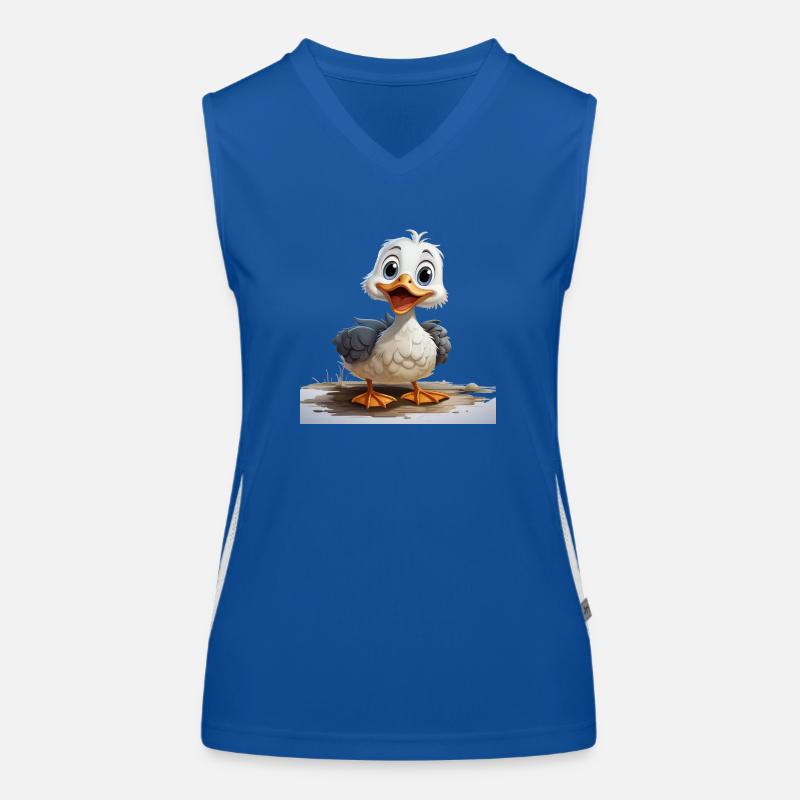 Le plumage du canard est un miracle de la nature Débardeur respirant contrasté Femme