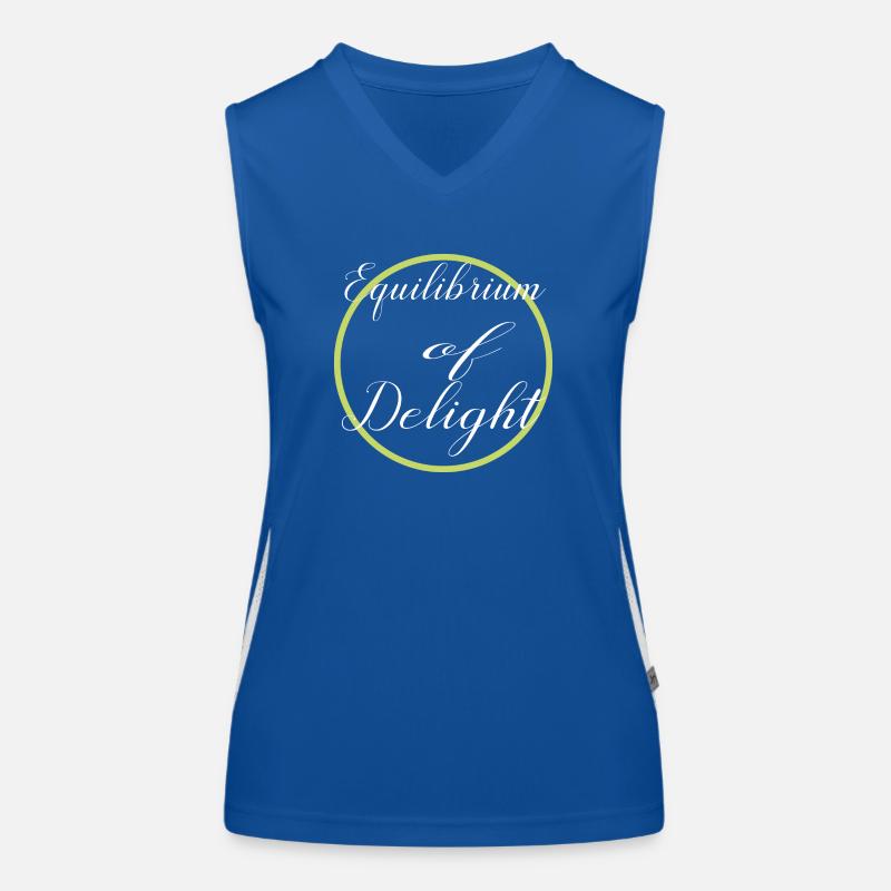 present present idea holistic balance Funktionelles Kontrast-Tank Top für Frauen