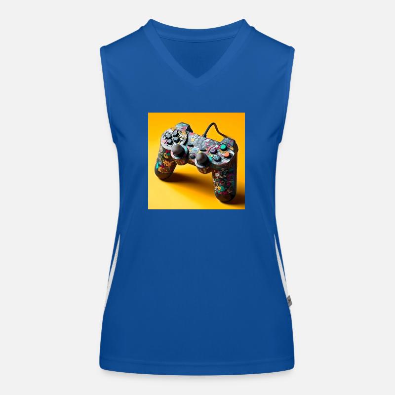 Joystick 4 Funktionelles Kontrast-Tank Top für Frauen