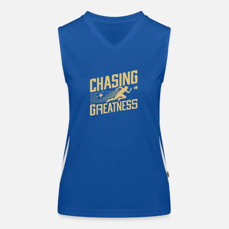 CHASING GREATNESS Women's Functional Contrast Tank Top