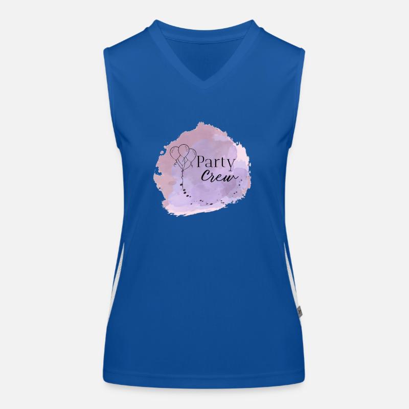 Party Funktionelles Kontrast-Tank Top für Frauen