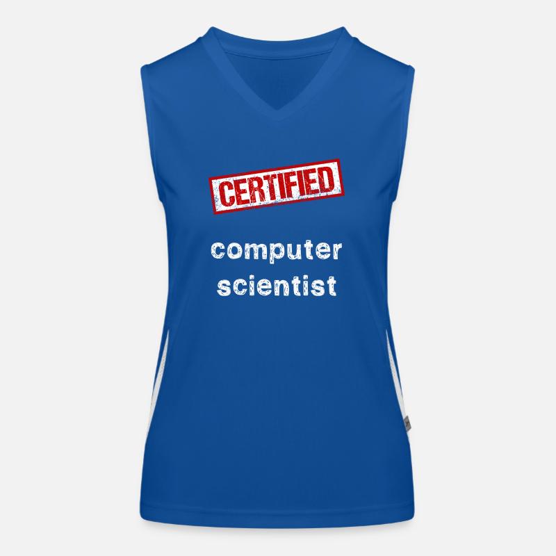 Informatiker Funktionelles Kontrast-Tank Top für Frauen