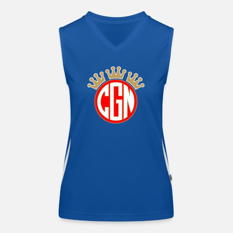 CGN Logo 1 Funktionelles Kontrast-Tank Top für Frauen