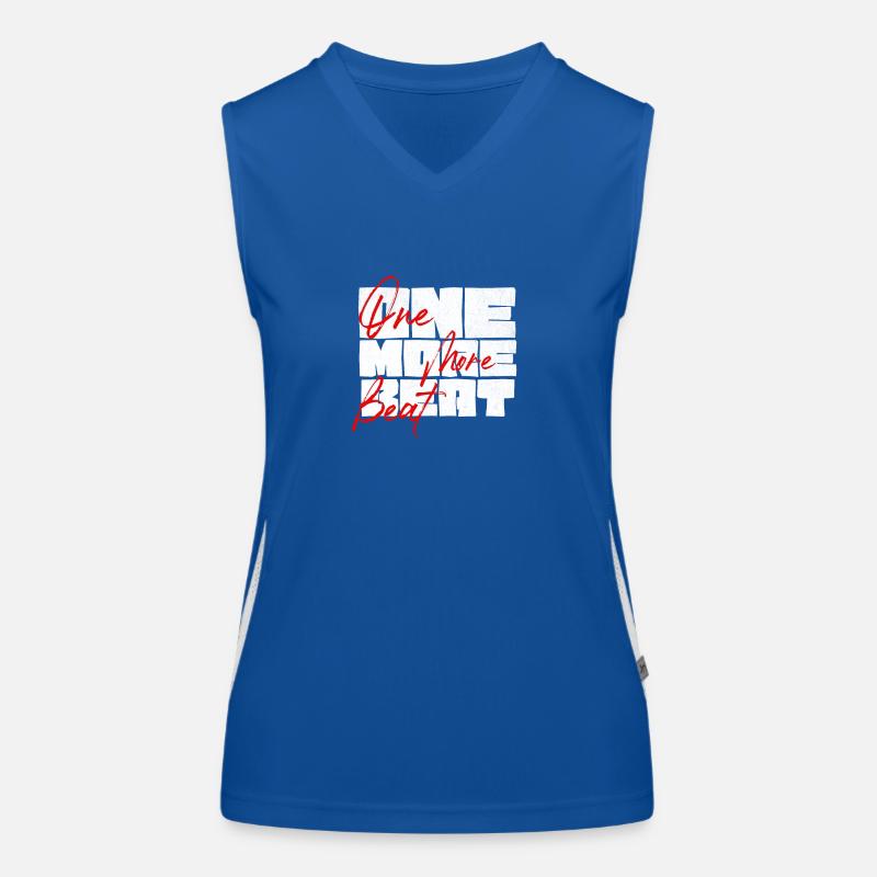 One More Beat Funktionelles Kontrast-Tank Top für Frauen