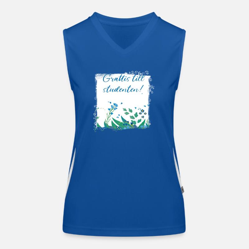Abschlussfeier 2024 Abiturfeier Funktionelles Kontrast-Tank Top für Frauen