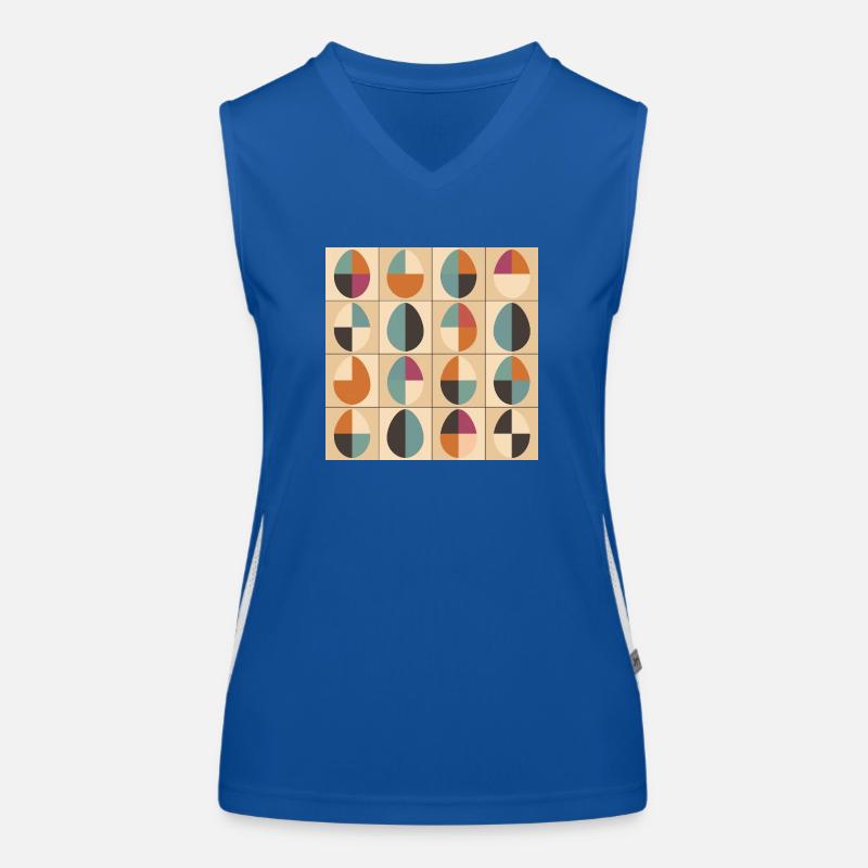 Easter Eggs Design No.04 Women's Functional Contrast Tank Top