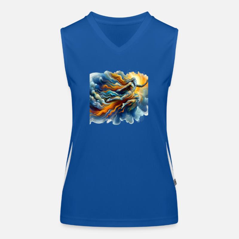 Divine Man Women's Functional Contrast Tank Top