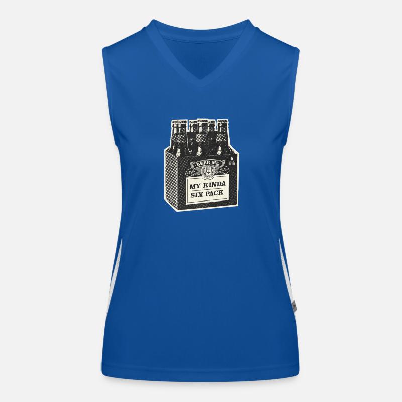 My Kinda Six Pack Women's Functional Contrast Tank Top