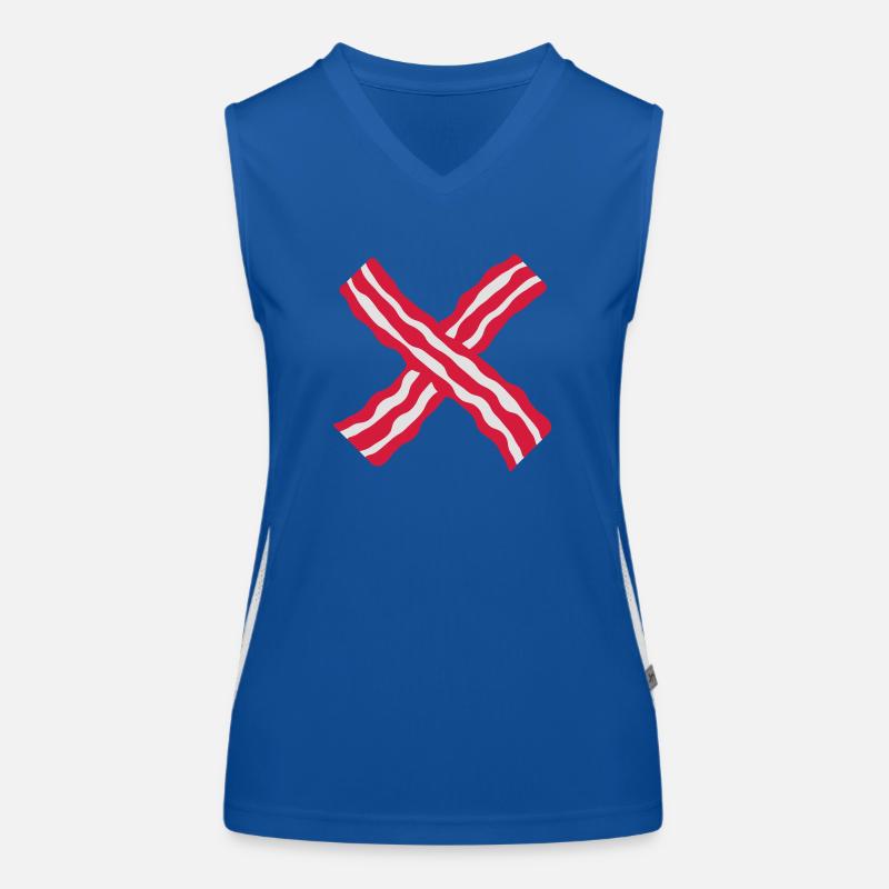 Bacon Cross Women's Functional Contrast Tank Top