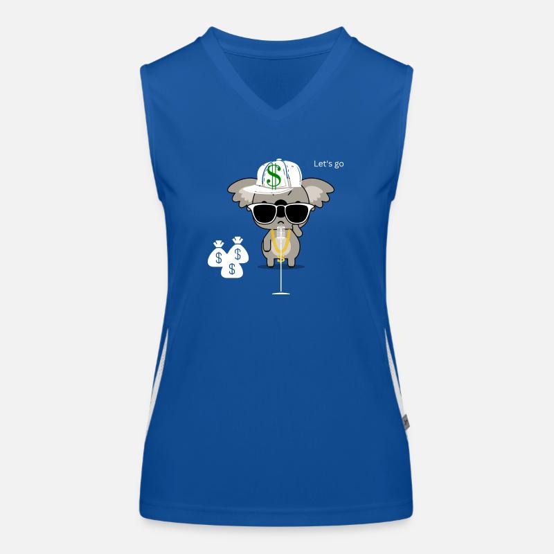 Koala au micro Débardeur respirant contrasté Femme