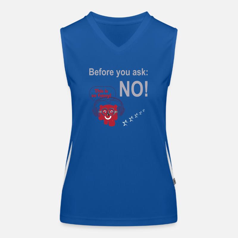 FoundLux New Design, Before you ask: NO!, Men Women's Functional Contrast Tank Top