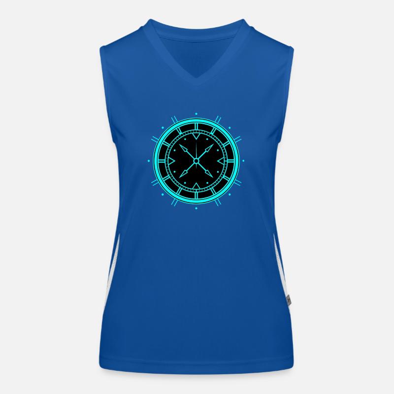 Clock Women's Functional Contrast Tank Top